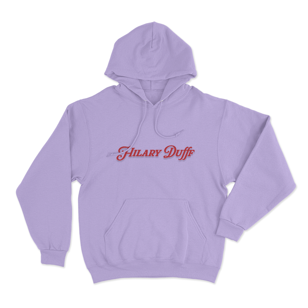 Hilary Duff Logo Unisex Hoodie Purple Hilary Duff Logo Unisex Hoodie Purple