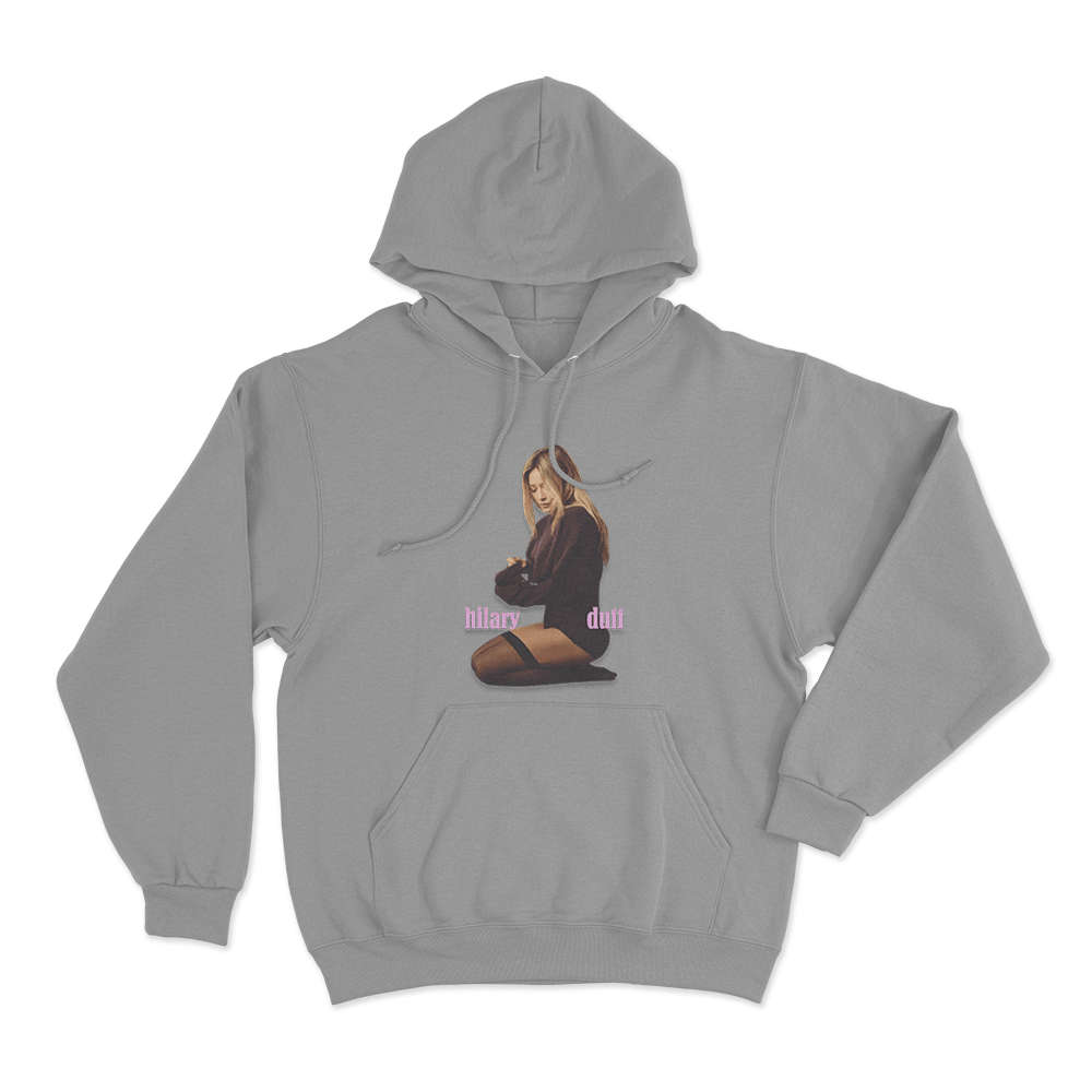 Hilary Duff Photo Unisex Hoodie Grey Hilary Duff Photo Unisex Hoodie Grey