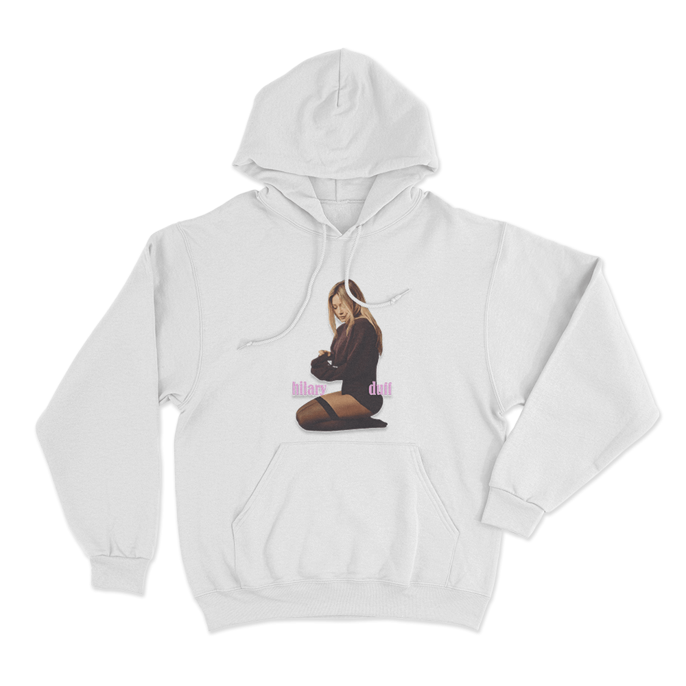 Hilary Duff Photo Unisex Hoodie White Hilary Duff Photo Unisex Hoodie White